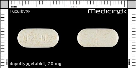 Depottyggetablet 20 mg 